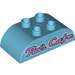 Duplo Mattoncino 2 x 4 con Curvo Lati con &quot;Flo&#039;s Cafe&quot; (33350 / 98223)