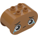 Duplo Brick 2 x 4 x 2 with Rounded Ends with Crying Face (6448 / 105436)