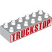 Duplo Ladrillo 2 x 6 con &quot;TRUCKSTOP&quot; (2300 / 89911)