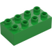 Duplo Bright Green Brick 2 x 4 (3011 / 31459)