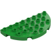 Duplo Lyse-grøn Plade 8 x 4 Semicircle (29304)