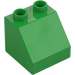 Duplo Bright Green Slope 2 x 2 x 1.5 (45°) (6474 / 67199)