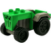 Duplo Leuchtend grün Tractor mit Grau Mudguards (73572)