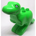 Duplo Bright Green Tyrannosaurus Rex Adult with Yellow Spots (31050 / 75940)