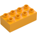 Duplo Bright Light Orange Brick 2 x 4 (3011 / 31459)