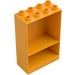 Duplo Orange clair brillant Cadre 4 x 2 x 5 avec Shelf (27395)