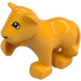 Duplo Arancione chiaro brillante Leone Cub con Rialzato Paw (12046 / 54528)