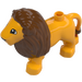 Duplo Bright Light Orange Male Lion (12044 / 34195)