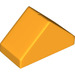 Duplo Orange clair brillant Pente 2 x 4 (45°) (29303)