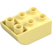 Duplo Bright Light Yellow Brick 2 x 3 with Inverted Slope Curve (98252)