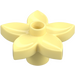 Duplo Bright Light Yellow Flower with 5 Angular Petals (6510 / 52639)