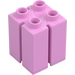 Duplo Bright Pink 2 x 2 x 2 with Slits (41978)