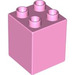 Duplo Leuchtend rosa Backstein 2 x 2 x 2 (31110)