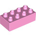 Duplo Bright Pink Brick 2 x 4 (3011 / 31459)