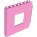 Duplo Rosa brillante Pannello 1 x 8 x 6 con Finestra - Sinistra (51260)