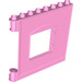 Duplo Bright Pink Panel 1 x 8 x 6 with Window - Right (53916)
