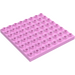 Duplo Bright Pink Plate 8 x 8 (51262 / 74965)