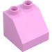 Duplo Rose Pétant Pente 2 x 2 x 1.5 (45°) (6474 / 67199)