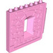 Duplo Bright Pink Wall 1 x 8 x 6 with Window and Brick Pattern (51697)