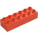 Duplo Orange Rougeâtre Vif Brique 2 x 6 (2300)