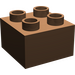 Duplo marron Brique 2 x 2 (3437 / 89461)