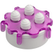 Duplo Cake with Transparent Dark Pink Icing (35682 / 76317)