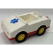 Duplo Car with 4 studs as seat with Red Base and EMT Star (2235)