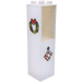 Duplo Column 2 x 2 x 6 with wreath and cloth hanging on the wall Sticker (6462)