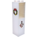 Duplo Column 2 x 2 x 6 with wreath and cloth hanging on the wall Sticker (6462)