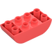 Duplo Coral Brick 2 x 4 with Curved Bottom (98224)