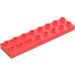 Duplo Coral Plate 2 x 8 (44524)