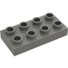 Duplo Dark Gray Plate 2 x 4 (4538 / 40666)