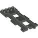 Duplo Dark Gray Train Track with Plate (31442)