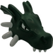 Duplo Dark Green Dragon Head with White Eyes (52198)