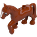 Duplo Dark Orange Horse with with White on Face (15994 / 57892)