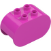 Duplo Dark Pink Brick 2 x 4 x 2 with Rounded Ends (6448)