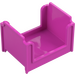 Duplo Dunkelpink Cot (4886)