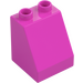 Duplo Dark Pink Slope 2 x 2 x 2 (70676)