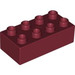 Duplo Dark Red Brick 2 x 4 (3011 / 31459)