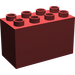 Duplo Dark Red Brick 2 x 4 x 2 (31111)