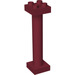 Duplo Dark Red Column 2 x 2 x 6 (57888 / 98457)