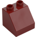 Duplo Dark Red Slope 2 x 2 x 1.5 (45°) (6474 / 67199)