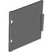 Duplo Dark Stone Gray Furniture Cabinet Door 3 x 3.5 with Hinge Holes (18454 / 62873)