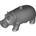 Duplo Dunkles Steingrau Hippo mit Movable Kiefer (70885 / 98201)