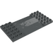 Duplo Mörk Stengrå Platta 6 x 12 med Ramps (95463)