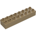 Duplo Mørkebrun Klods 2 x 8 (4199)