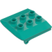 Duplo Dark Turquoise Roof for Cabin (4543 / 34558)