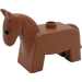 Duplo Fabuland Brown Horse with black eyes (81649)