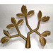 Duplo Flat Dark Gold Plant Tree Leaves, 12 on a Branch (44542)