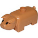 Duplo Flesh Pig with Solid Black Eyes